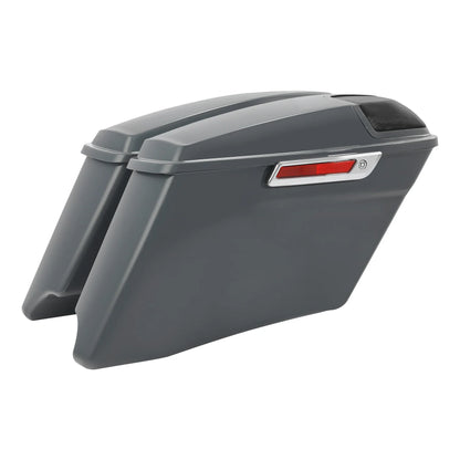 4" Extended Saddlebags For Harley Touring Street Electra Glide Road King Ultra Classic CVO 2014-2024