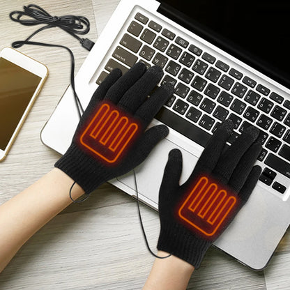 Electric Heated Gloves Winter Gloves Motorcycle Thermal Windproof Gloves Warm
