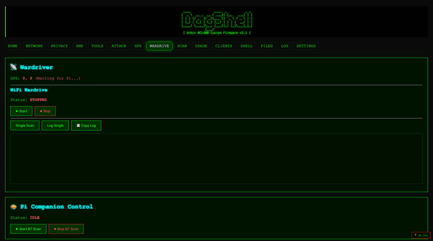 Orbic RCL400 LTE Hotspot with RayHunter + DagShell Installed - Privacy, IMSI Catcher Detection & Network Research Tool