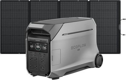 Portable Power Station,  Expandable to 48kWh, 120/240V 4000W AC Output, Solar Generator