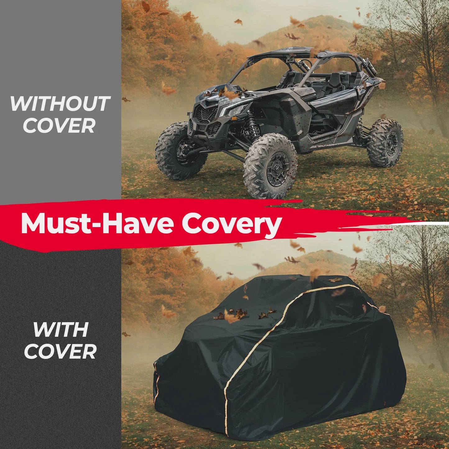 2 Doors UTV Storage Cover for Can Am Maverick