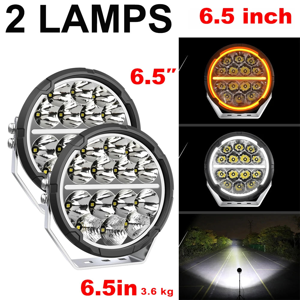 6.5 inch Led Driving Light for Off road Truck UTV