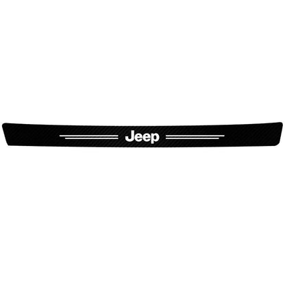 High-quality Carbon Fiber Car Door Sill Protector Sticker For Jeep
