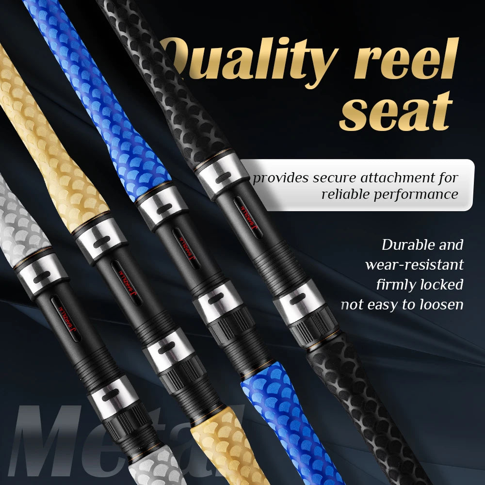 Carbon Surf Spinning Fishing Rod, Ultra-Light High-Sensitivity Graphite Pole Saltwater Fishing