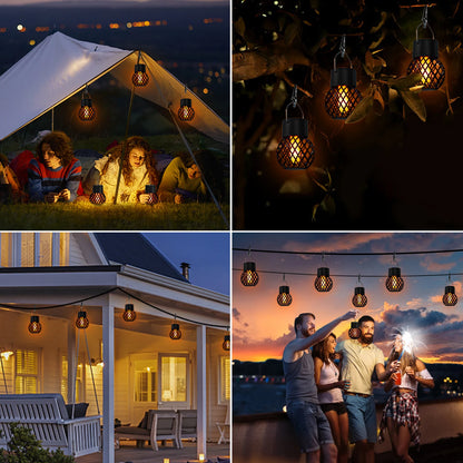 Solar-Powered Outdoor Hanging Lights