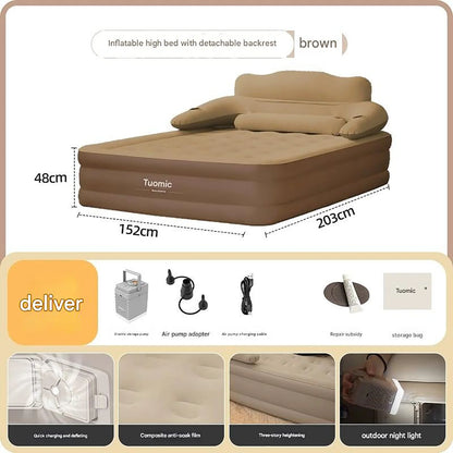 2 Person Built-In Pump Camping Mattress PVC Automatic Inflatable
