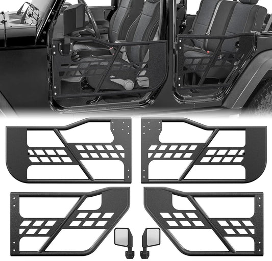 Off-Road Tubular Trail Doors Wrangler JK 2007-2018 4-Door, Front & Rear