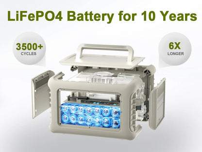Portable Power Station with Portable SolarPanel  Outdoor Solar Generator