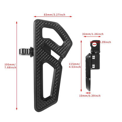 Morotcycle Rear Footpeg Floorboard For Harley Touring Road King FLHR Sportster XL883 Softail Fatboy FL Dyna Passenger Foot 2027