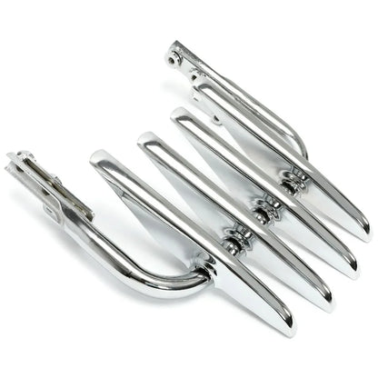 Chrome Stealth Luggage Rack For Harley Davidson Electra Glide,Street Glide, and Road King