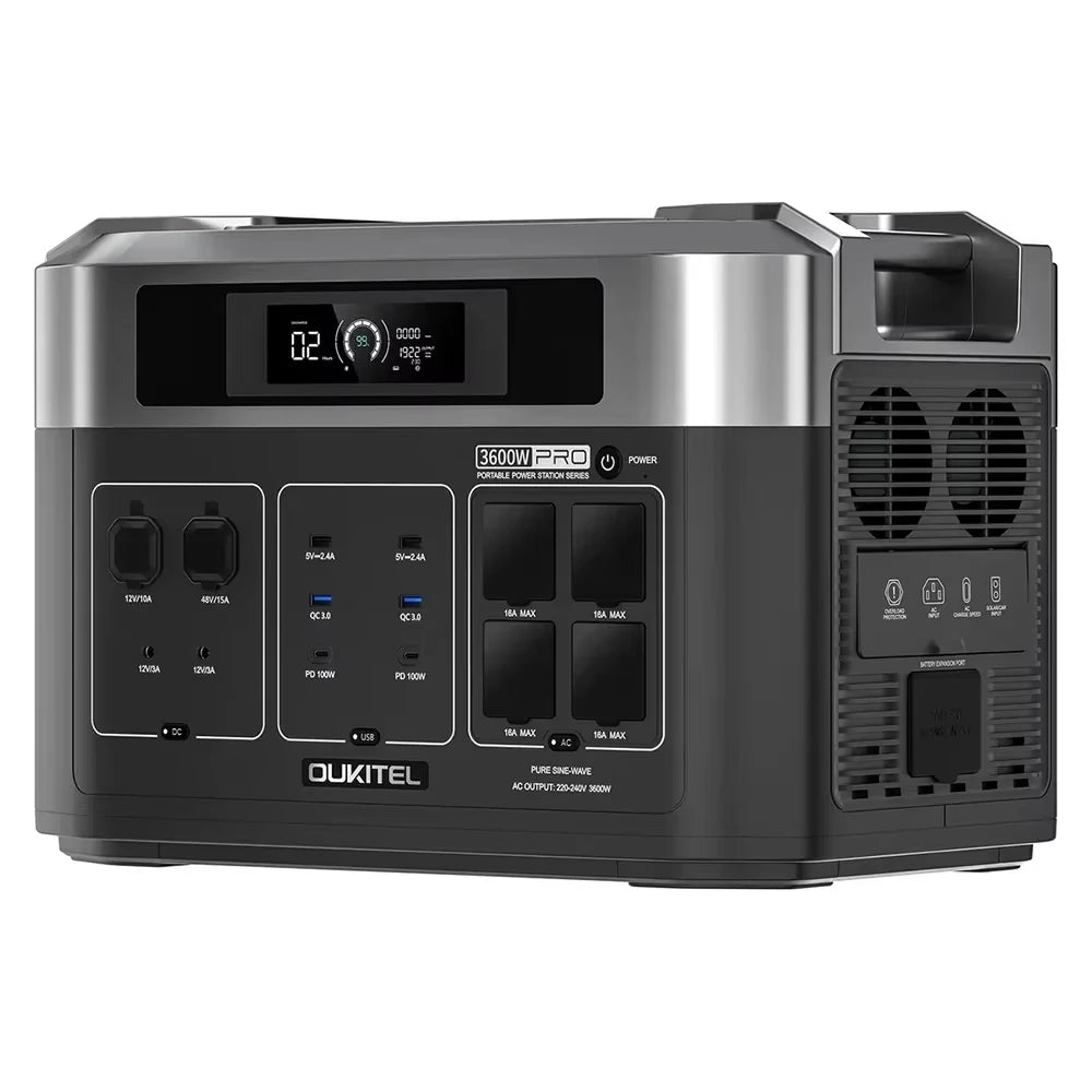 Portable Power Station 3600W Solar Generator