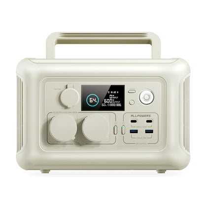 Portable Power Station with Portable SolarPanel  Outdoor Solar Generator