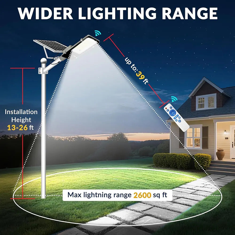 4 sets of waterproof solar outdoor lighting from dusk to dawn