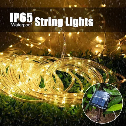 LED  Solar Powered Garland String Light