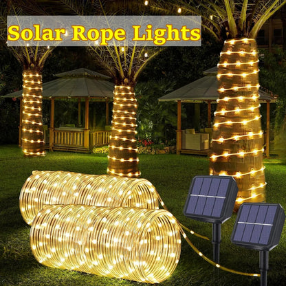 LED  Solar Powered Garland String Light