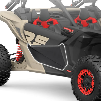 X3 2 Doors Lower Door Panels with Metal Frame 715002903 For Can-am Maverick X3 Max R RR 4x4 XMR XDS XRC XRS DS RS 900 2017-2025