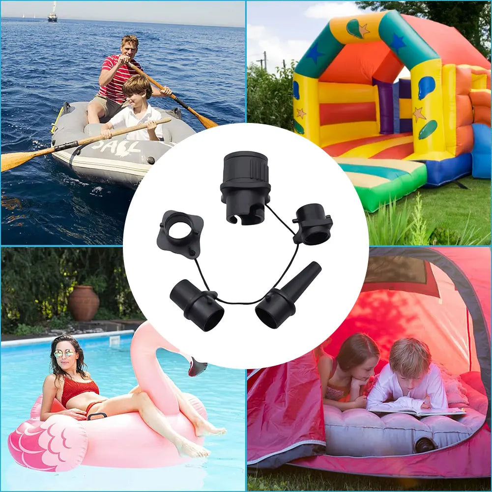 Air Valve Adaptor with Air Nozzles Inflatable Pump