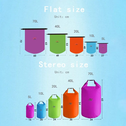 Waterproof Dry Bag Sack for Camping or Outdoor Water bag Storage