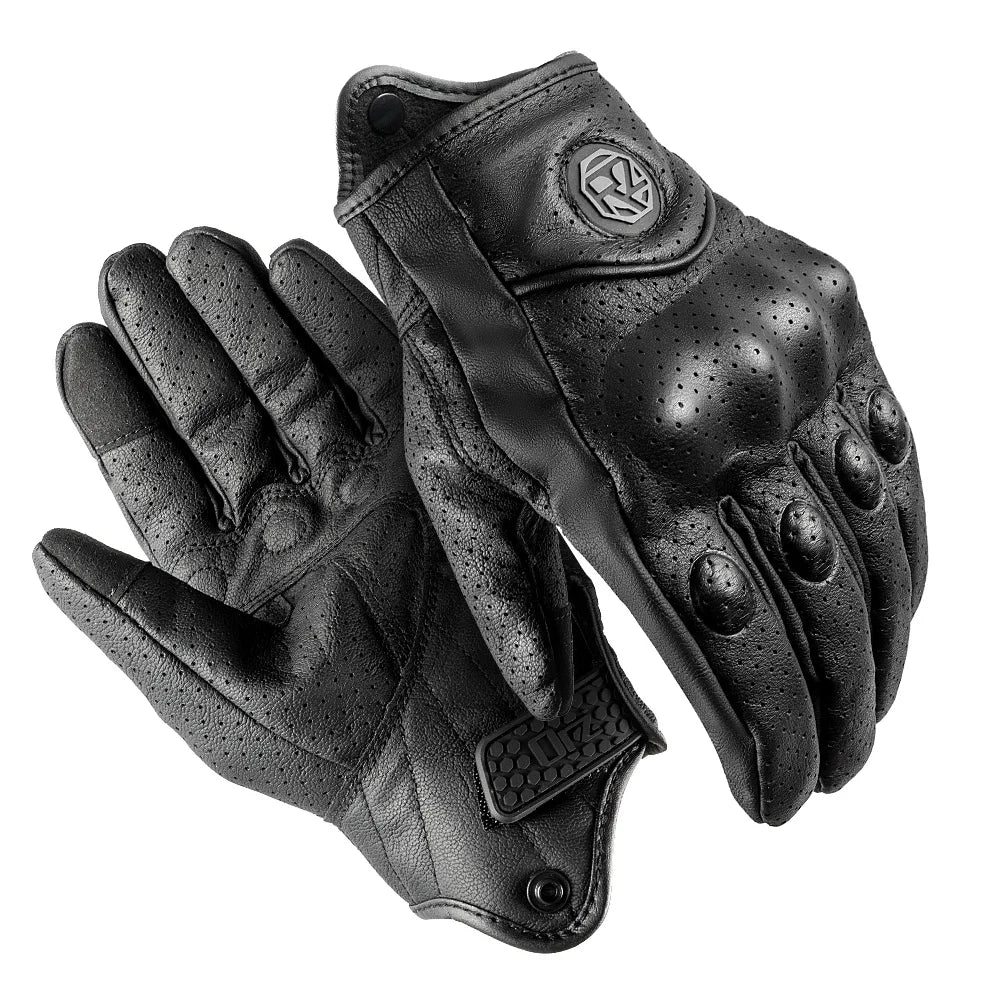 motorcycle riding gloves, goatskin, full-finger gloves, gloves for motorcycles, gloves