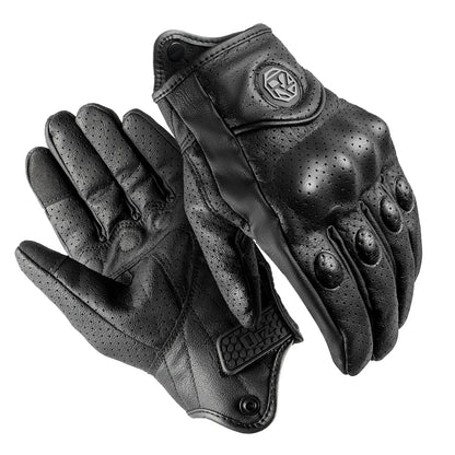 motorcycle riding gloves, goatskin, full-finger gloves, gloves for motorcycles, gloves