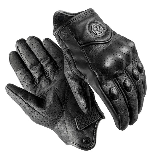 motorcycle riding gloves, goatskin, full-finger gloves, gloves for motorcycles, gloves