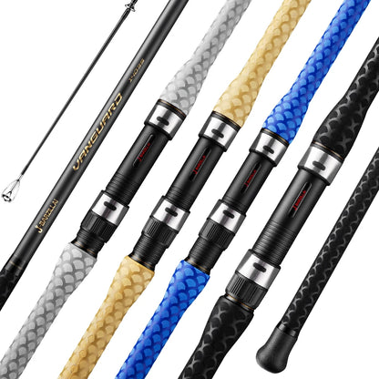 Carbon Surf Spinning Fishing Rod, Ultra-Light High-Sensitivity Graphite Pole Saltwater Fishing