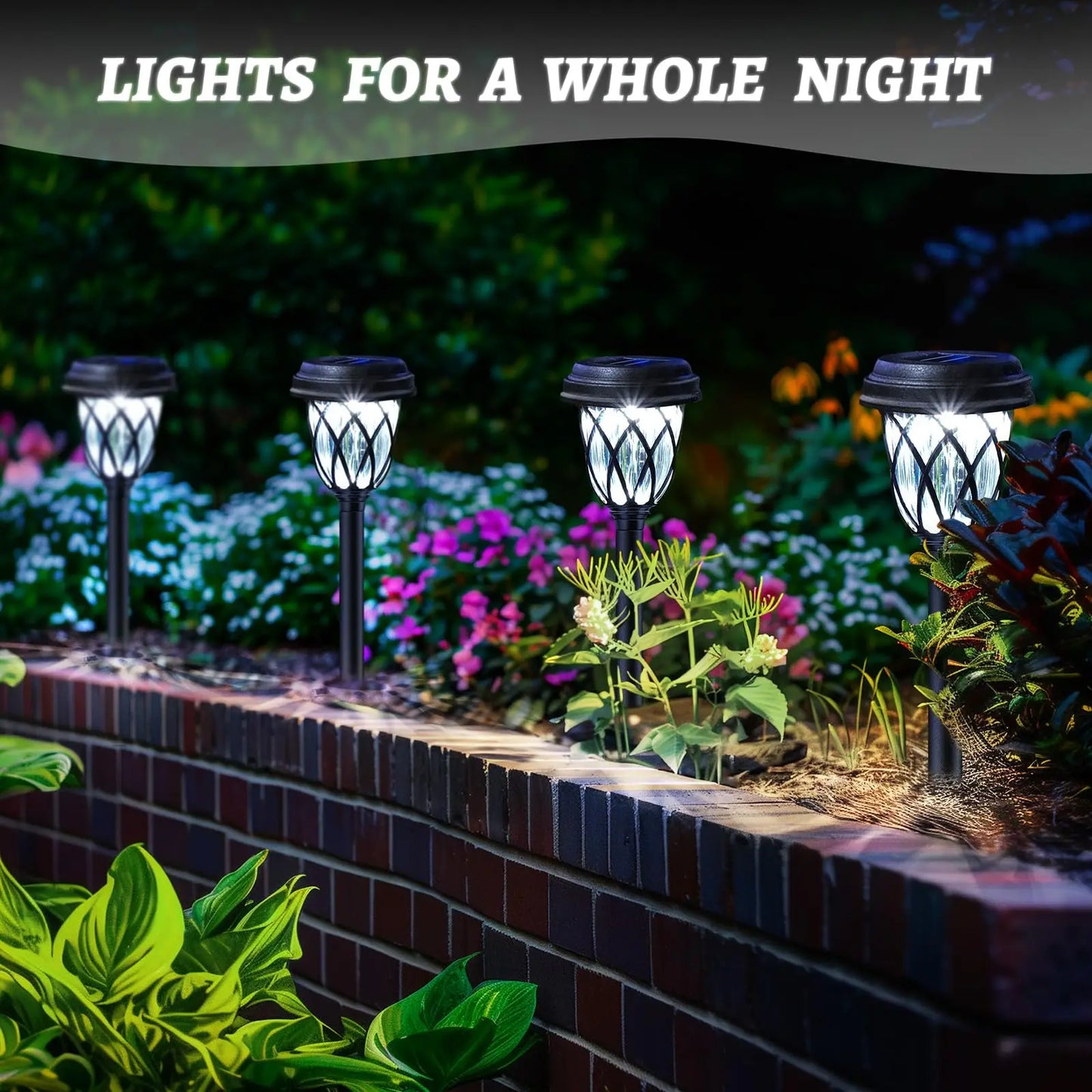 10 Pack solar powered small tube Light