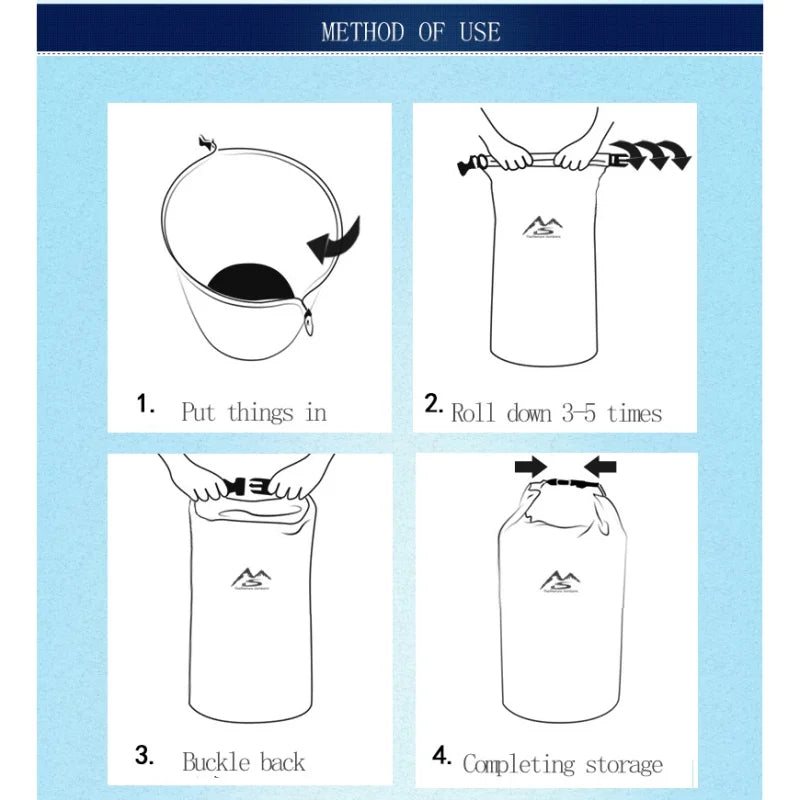 Waterproof Dry Bag Sack for Camping or Outdoor Water bag Storage