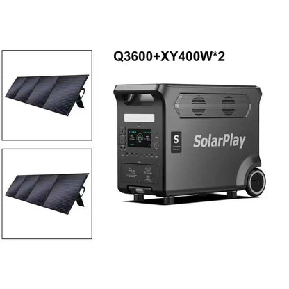 solar power Portable Power Station  Outdoor Generator With Foldable solar panels