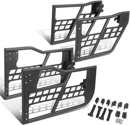 Off-Road Tubular Trail Doors Wrangler JK 2007-2018 4-Door, Front & Rear
