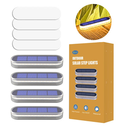 5 Years Lifespan 4 Pack Solar Deck Lights