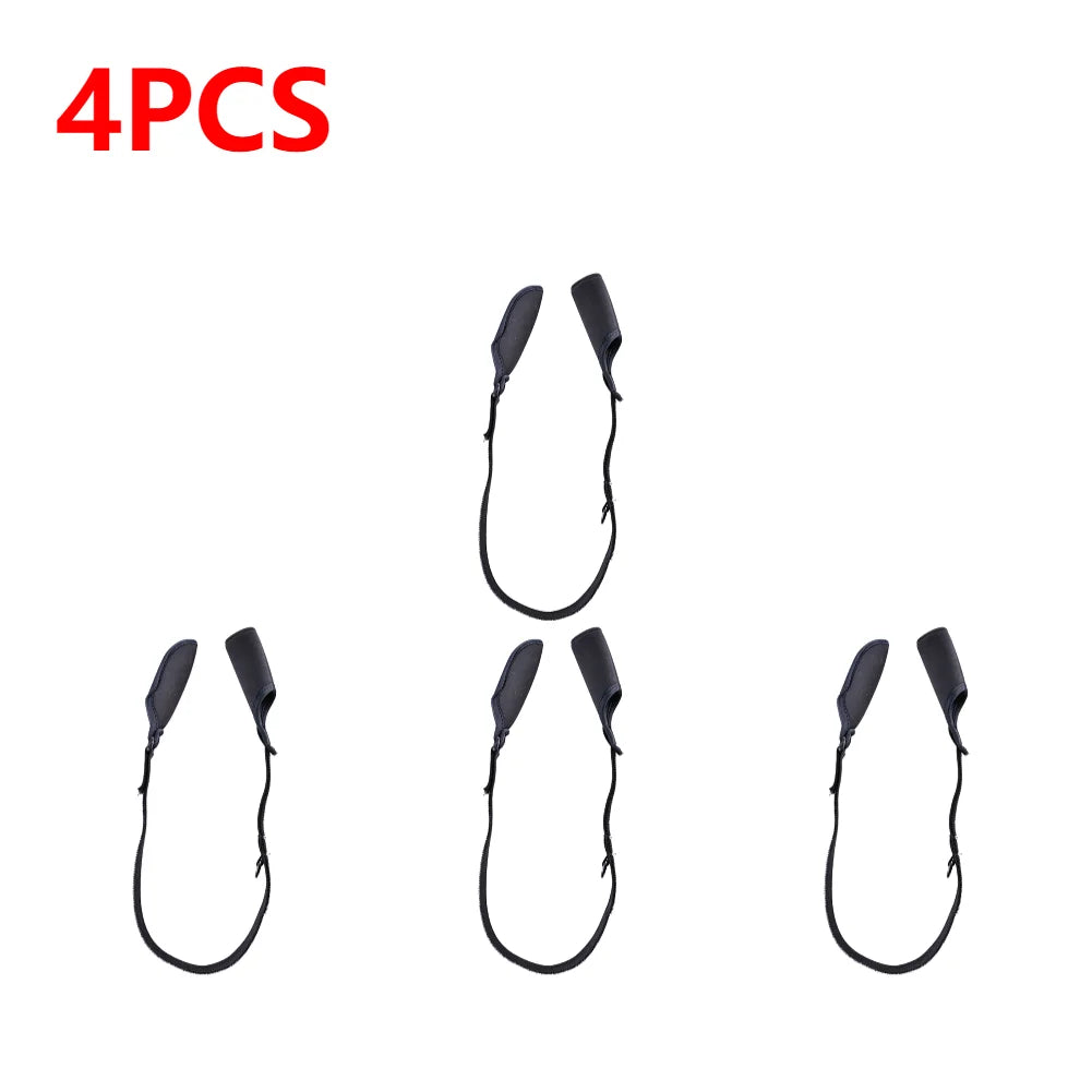 1-10PCS Fishing Rod Adjustable Fishing Rod Sleeves Cover Strap
