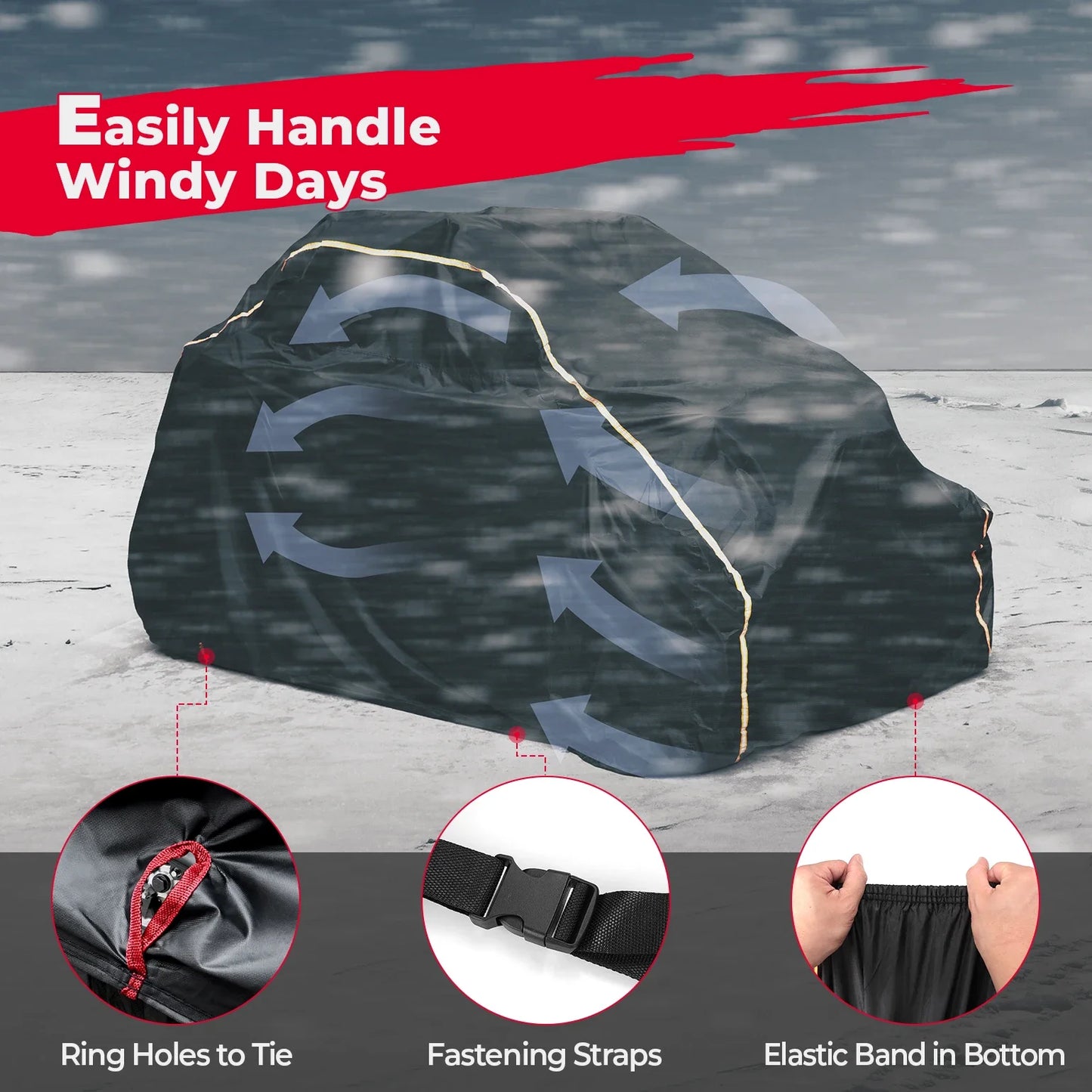 2 Doors UTV Storage Cover for Can Am Maverick