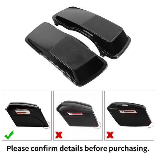 Motorcycle Saddlebag 6x9 Speaker Lids For Harley Touring Electra Street Glide Road King FLHR FLTR FLHX 1993-2013