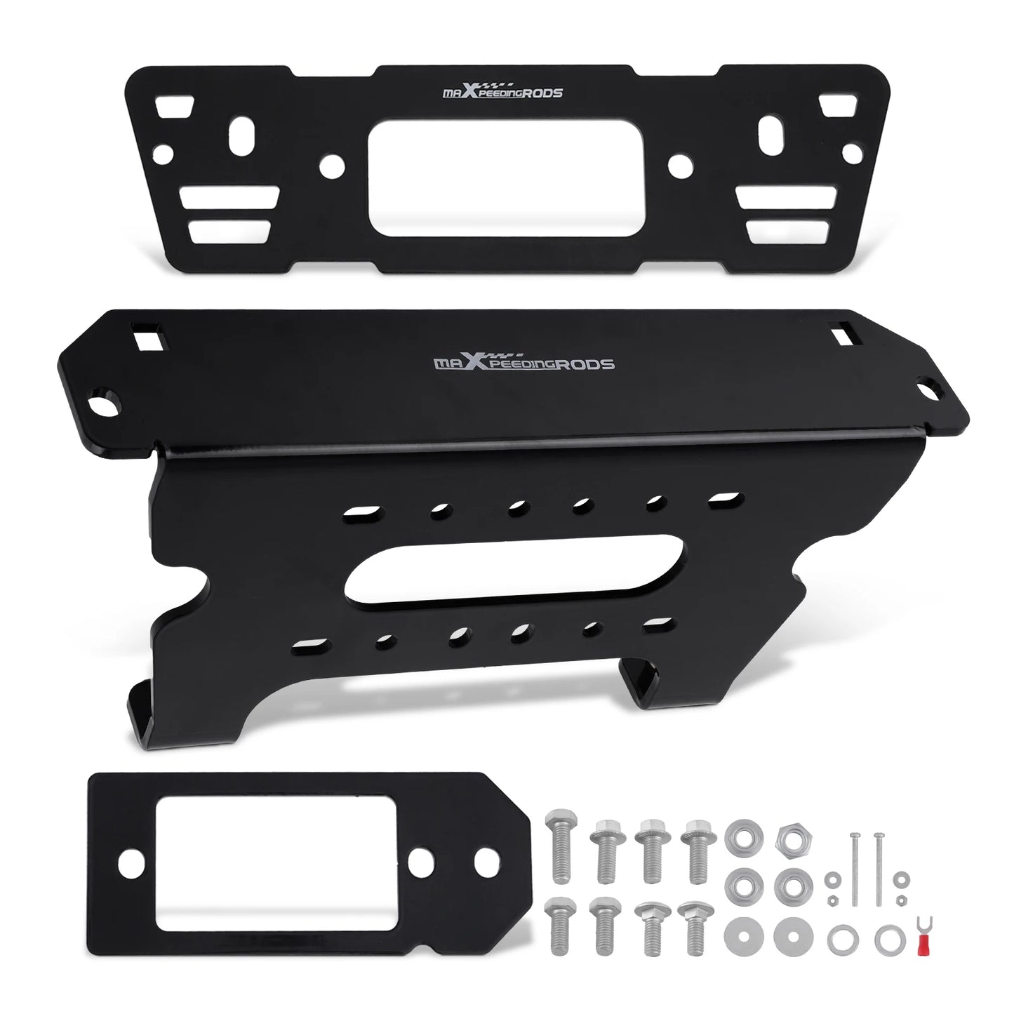 Winch and Mount Plate Kit For Polaris Ranger 570 XP 900 1000 2013-2024 UTV SXS