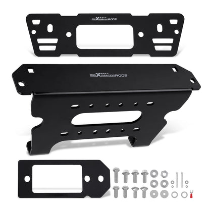 Winch and Mount Plate Kit For Polaris Ranger 570 XP 900 1000 2013-2024 UTV SXS
