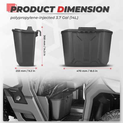 UTV 3.7 Galllon  Removable Storage Bin