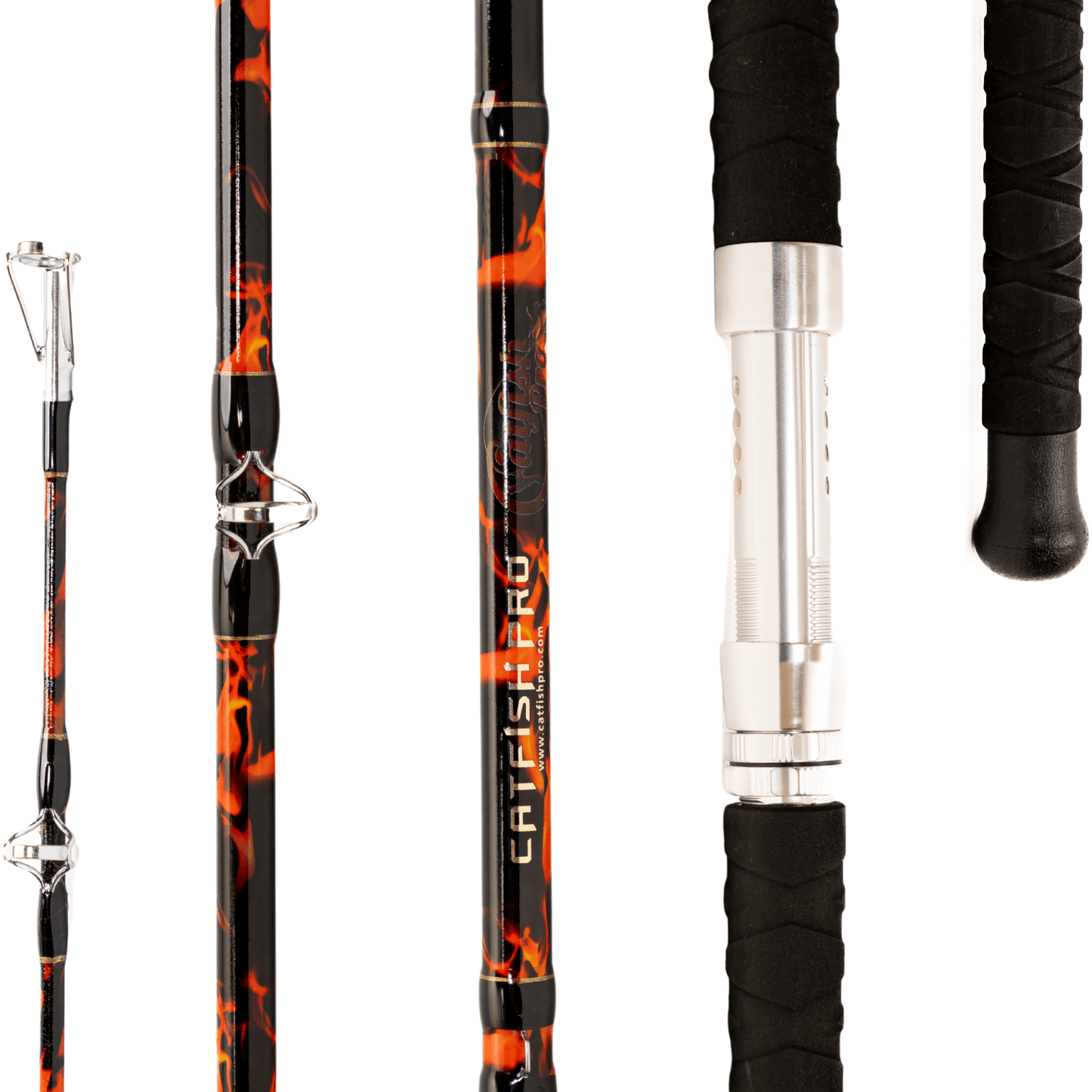 Black Dragon Fire Spinning Glow Rod