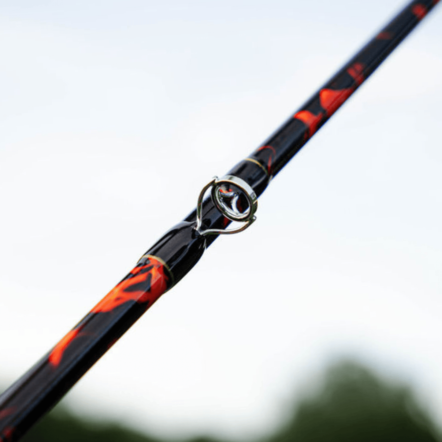 Black Dragon Fire Spinning Glow Rod