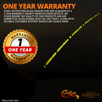 Black Dragon Fire Spinning Glow Rod