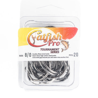 Double Offset Circle Hooks 8/0 - Value Pack