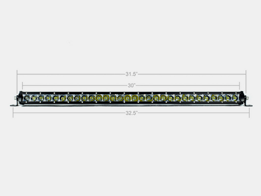 Cali Raised LED Cali Raised 32In Slim Single Row Led Bar CR2309