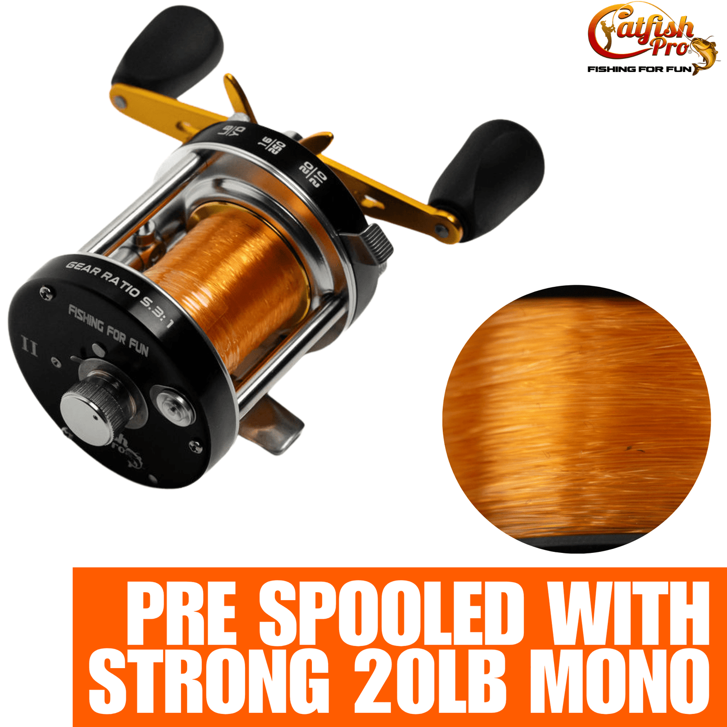 Fishing for Fun Round Baitcaster Reel