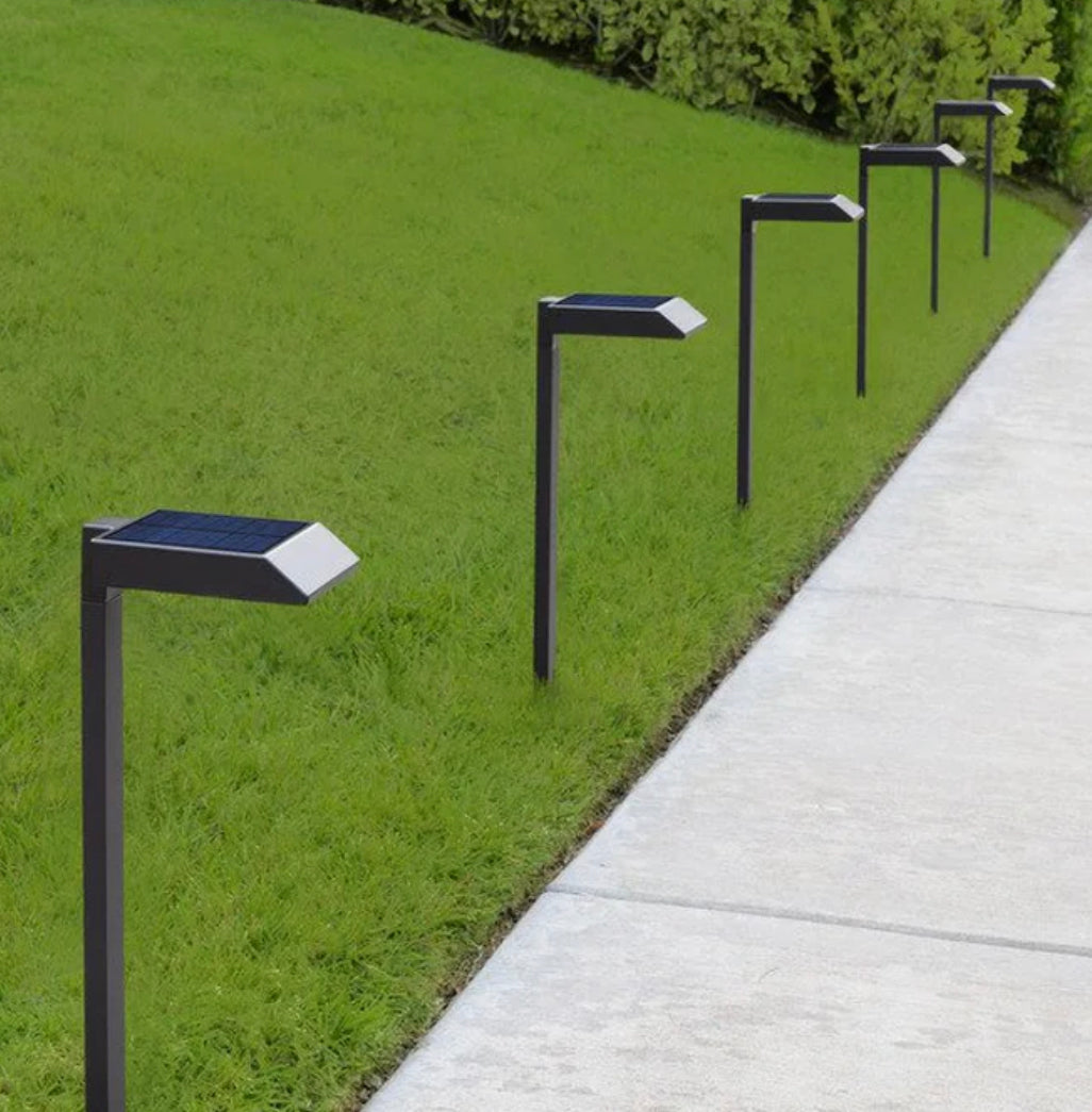 SmartYard Solar LED Pathway Lights 30 Lumen Modern Down Light , 6-Pack