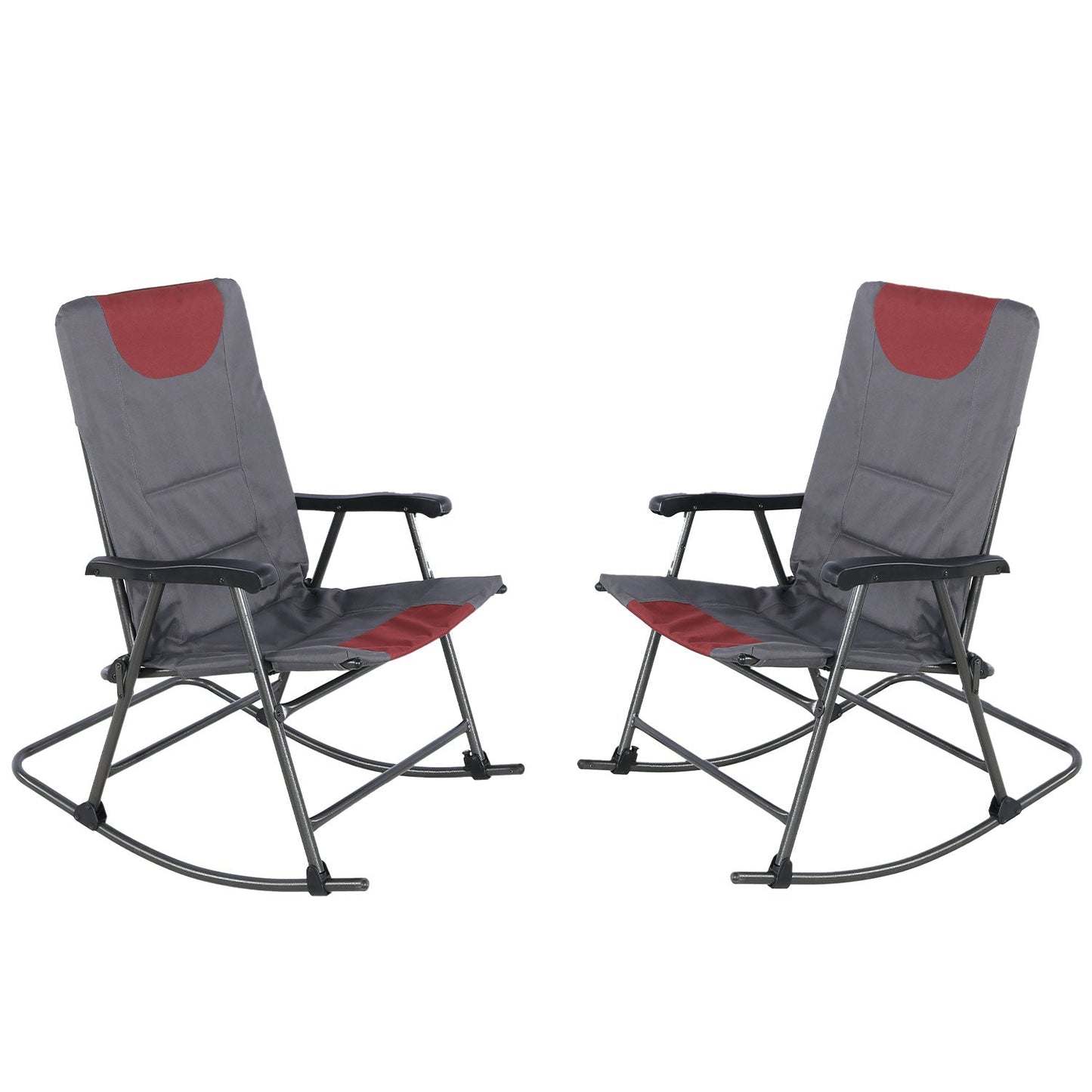 Ainfox Oversized Chair Folding Chair Rocking Chair Camping Chair Portable Chair Outdoor Chair Rocker Chair