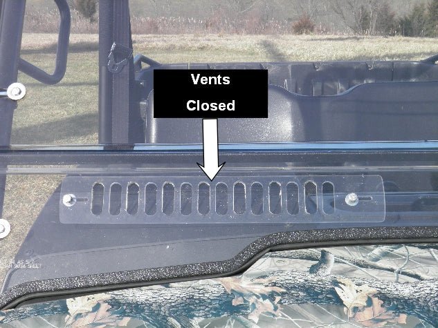 Kawasaki Teryx KRX - 1 Pc Lexan Back Panel w/Vent Option