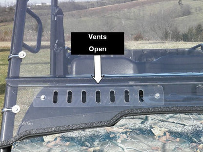 Kawasaki Teryx KRX - 1 Pc Lexan Back Panel w/Vent Option