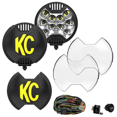 KC HiLiTES SlimLite 6 LED Off-Road Master Lights - 0106
