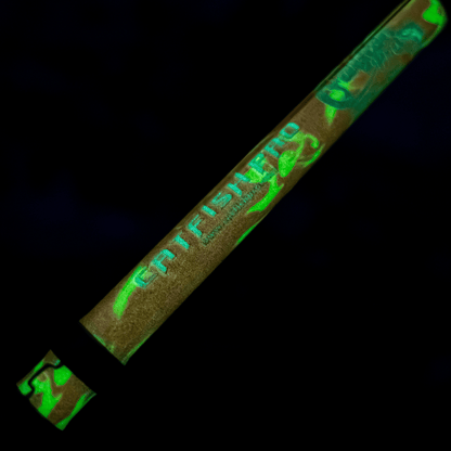 Orange Dragon Fire Spinning Glow Rod