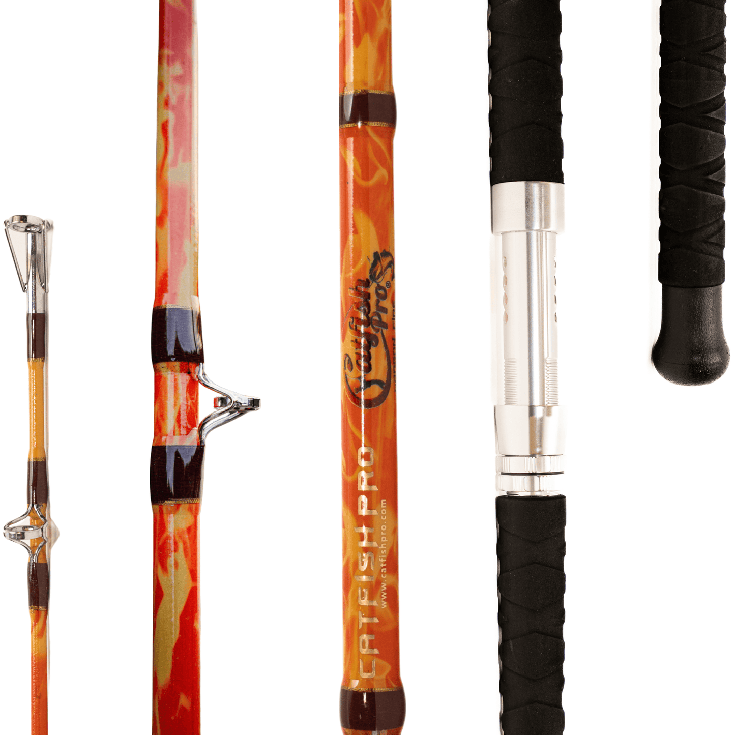 Orange Dragon Fire Spinning Glow Rod